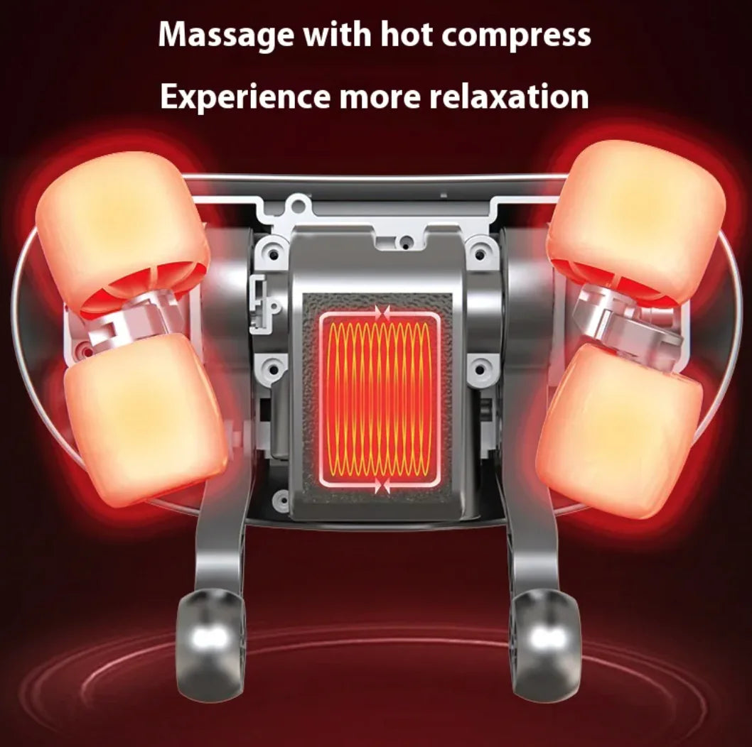 Oblique Muscle & Body Massager with Red Light Heat & Kneading